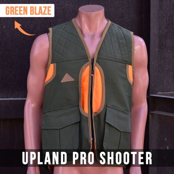 Green Blaze Pro Shooter Hunting Vest / Upland Vest/ Bird Hunting Vest - Image 5